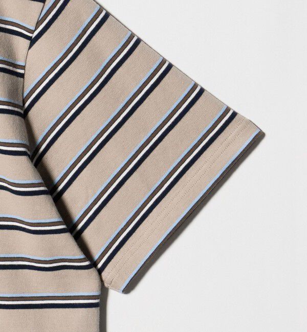 NICE WEATHER「＜NICE WEATHER＞ボーダー ショートスリーブ Tシャツ」|Tシャツ・カットソー|