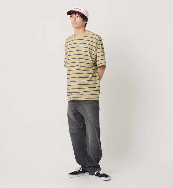 NICE WEATHER「＜NICE WEATHER＞ボーダー ショートスリーブ Tシャツ」|Tシャツ・カットソー|