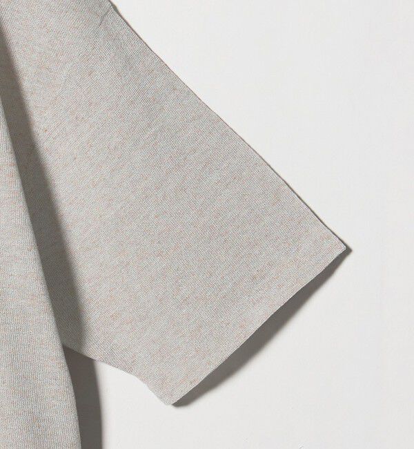 BEAUTY&YOUTH UNITED ARROWS「KNITEE リネンブレンド ミラノ スキッパー ニット Tシャツ ウォッシャブル」|ニット・セーター|