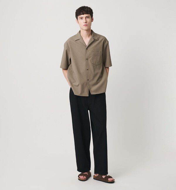 BEAUTY&YOUTH UNITED ARROWS「KOMATSU PACK トロピカル オープンカラー シャツ GRANDE型 ストレッチ 吸水速乾 UVカット セットアップ対応」|シャツ・ブラウス|