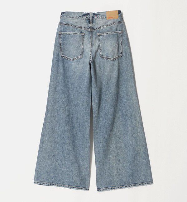 BEAUTY&YOUTH UNITED ARROWS「【別注】＜NEEDBY heritage＞ワイドフレア デニムパンツ/コバルト」|デニム|