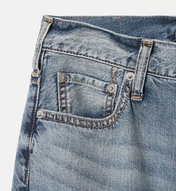BEAUTY&YOUTH UNITED ARROWS「【別注】＜NEEDBY heritage＞ワイドフレア デニムパンツ/コバルト」|デニム|