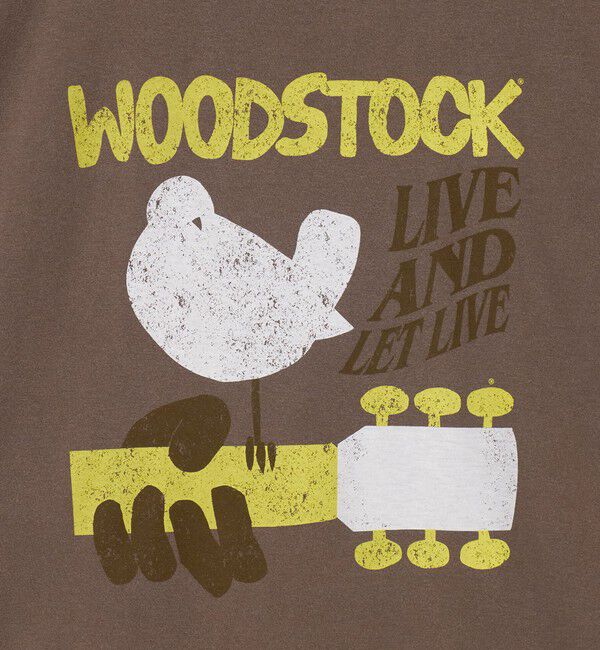 BEAUTY&YOUTH UNITED ARROWS「【別注】＜GOOD ROCK SPEED＞WOOD STOCK プリント Tシャツ」|Tシャツ・カットソー|