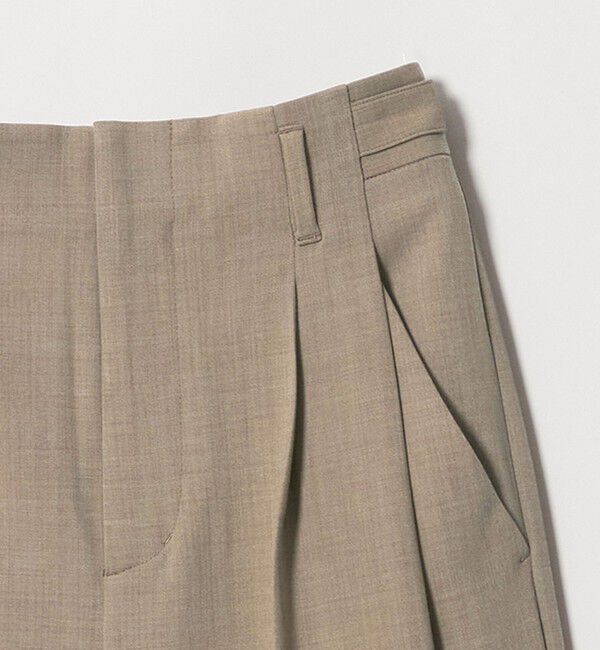 BEAUTY&YOUTH UNITED ARROWS「ポリエステルブレンド ２タック タブワイドパンツ ウォッシャブル 防シワ」|その他|