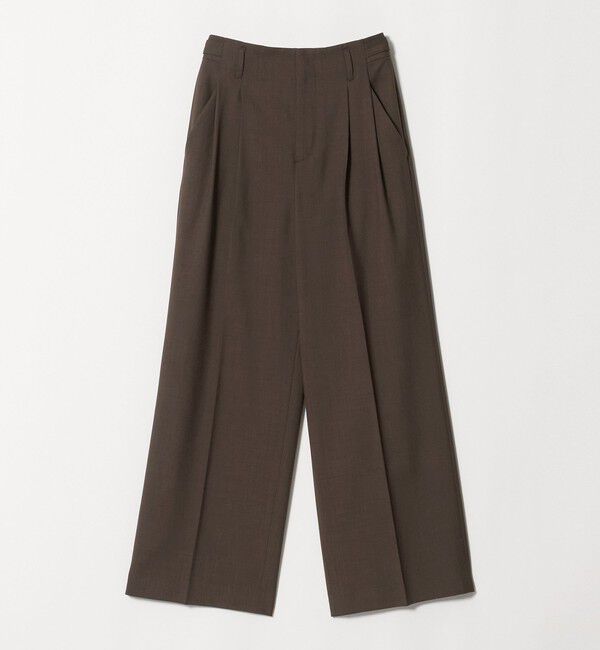 BEAUTY&YOUTH UNITED ARROWS「ポリエステルブレンド ２タック タブワイドパンツ ウォッシャブル 防シワ」|その他|