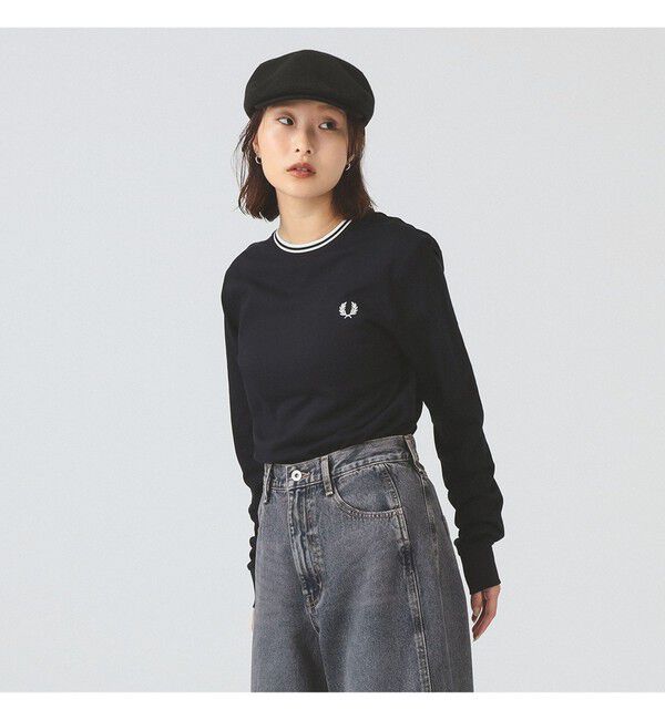 Ray BEAMS 「FRED PERRY / ツイン ティップド ロングスリーブ  Tシャツ」|Tシャツ・カットソー|