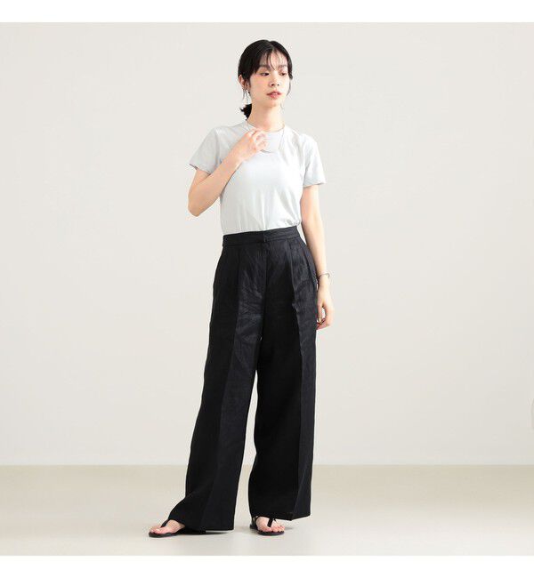 Demi-Luxe BEAMS 「ATON / コンパクト Tシャツ」|Tシャツ・カットソー|