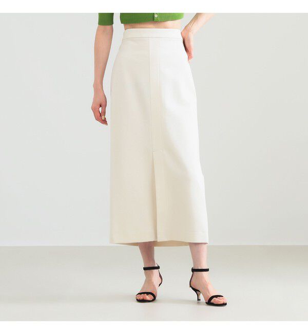 Demi-Luxe BEAMS 「ポンチ フロントスリット スカート」|スカート|