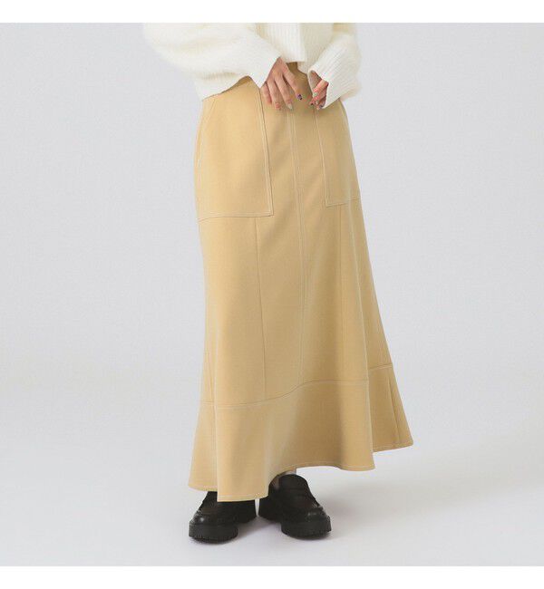 Ray BEAMS 「 ステッチ マーメイド スカート（1387CL）」|スカート|