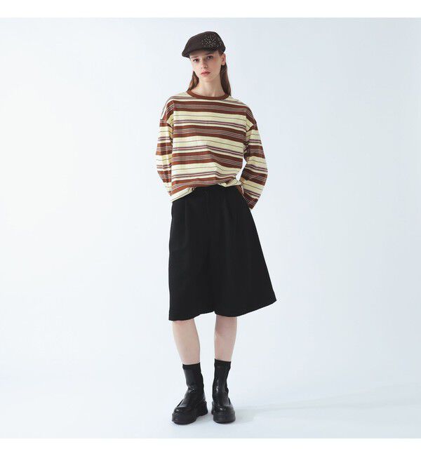 Ray BEAMS 「マルチボーダー ビッグ Tシャツ」|Tシャツ・カットソー|