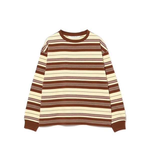 Ray BEAMS 「マルチボーダー ビッグ Tシャツ」|Tシャツ・カットソー|