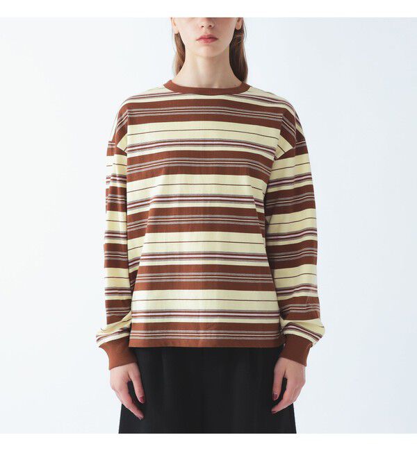 Ray BEAMS 「マルチボーダー ビッグ Tシャツ」|Tシャツ・カットソー|