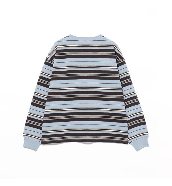 Ray BEAMS 「マルチボーダー ビッグ Tシャツ」|Tシャツ・カットソー|