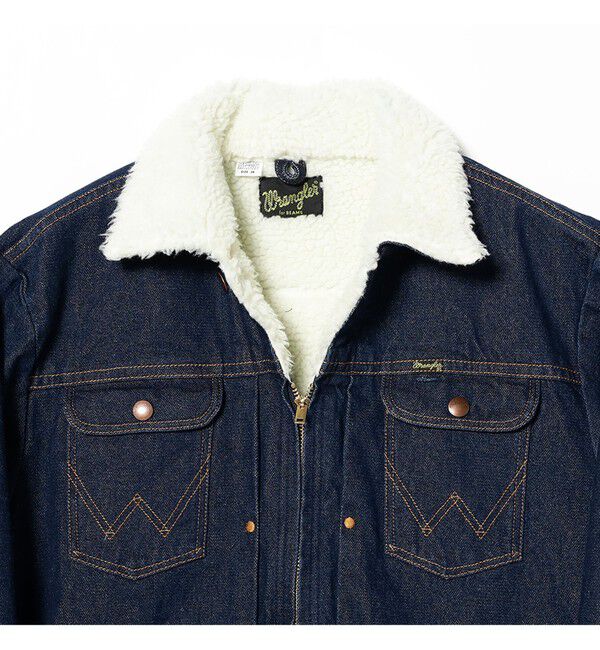 BEAMS「【別注】Wrangler / 24MJZ ボアジャケット」|ブルゾン・スタジャン|