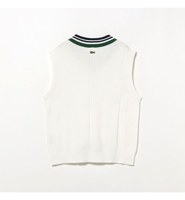 BEAMS「【別注】LACOSTE / チルデン ニット ベスト」|ニット・セーター|