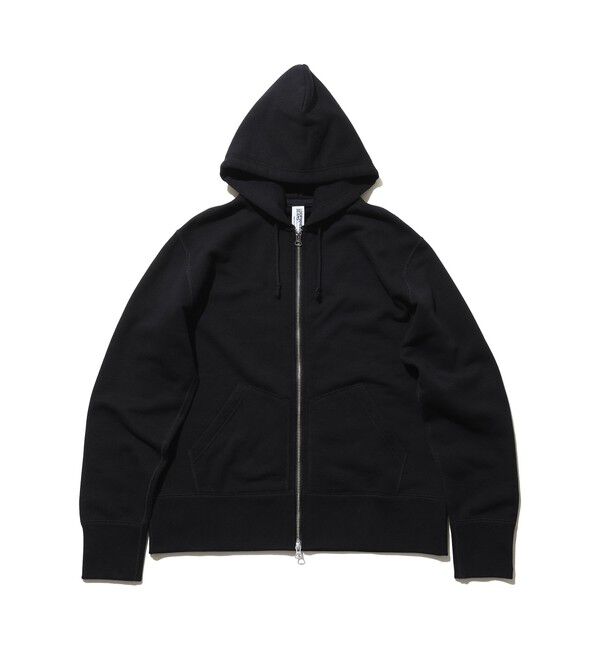 BEAMS PLUS「【別注】LOOPWHEELER / Sweat Zip Hoody」|スウェット・ジャージ|〇BLACK