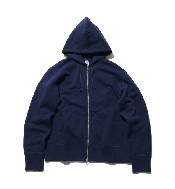 BEAMS PLUS「【別注】LOOPWHEELER / Sweat Zip Hoody」|スウェット・ジャージ|P.NAVY