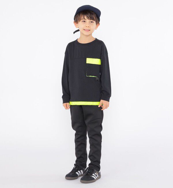 SHIPS KIDS「SHIPS KIDS:100～130cm / クールタッチ 長袖 TEE」|Tシャツ・カットソー|
