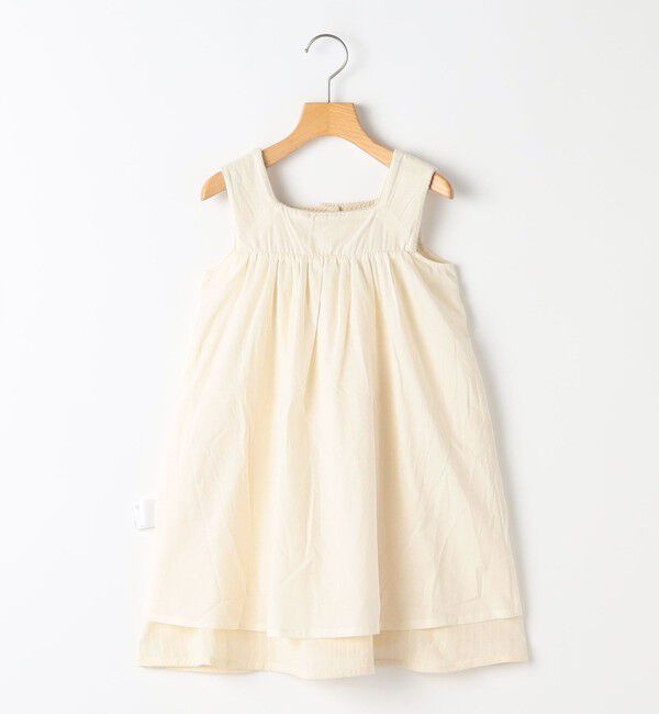 SHIPS KIDS「SHIPS KIDS:100～130cm / クロシェ ノースリーブ ワンピース」|ワンピース|