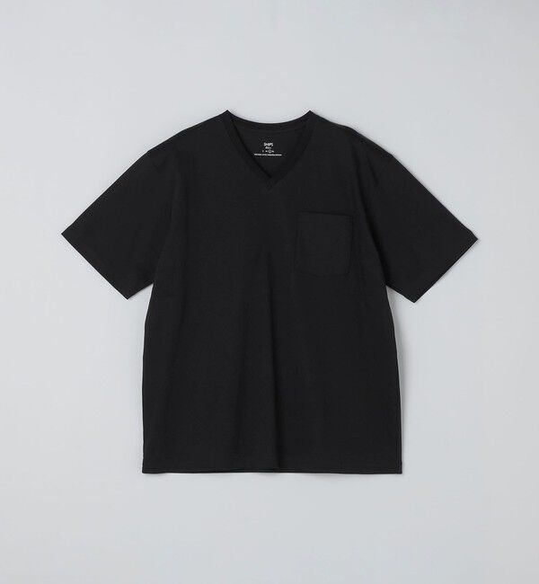 SHIPS Colors 「SHIPS Colors:〈抗菌防臭・接触冷感・UVカット〉シルケット コットン Vネック T◇」|Tシャツ・カットソー|