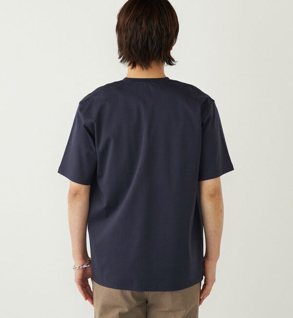SHIPS Colors 「SHIPS Colors:〈抗菌防臭・接触冷感・UVカット〉シルケット コットン Vネック T◇」|Tシャツ・カットソー|