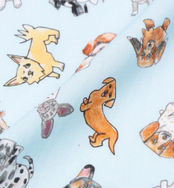SHIPS「【City Ambient Products別注】Ben Lenovitz: DOG CAT ハンカチーフ」|ハンカチ|