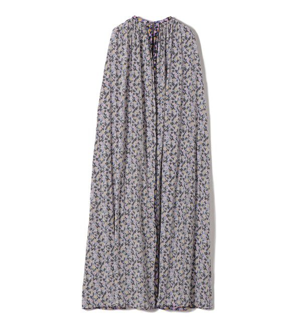 SHIPS for women「〈手洗い可能〉カッセン フラワー プリント ノースリーブ ワンピース」|ワンピース|