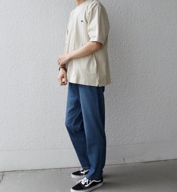 SHIPS any「【SHIPS any別注】LACOSTE: ワンポイント ロゴ ピケ クルーネック Tシャツ 26SS◇」|Tシャツ・カットソー|