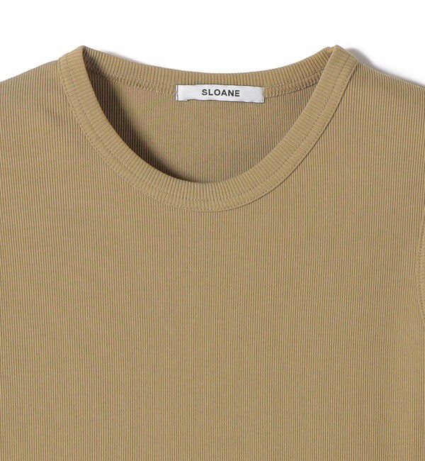 SHIPS for women「SLOANE:ストレッチ リブ ノースリーブ」|タンクトップ|