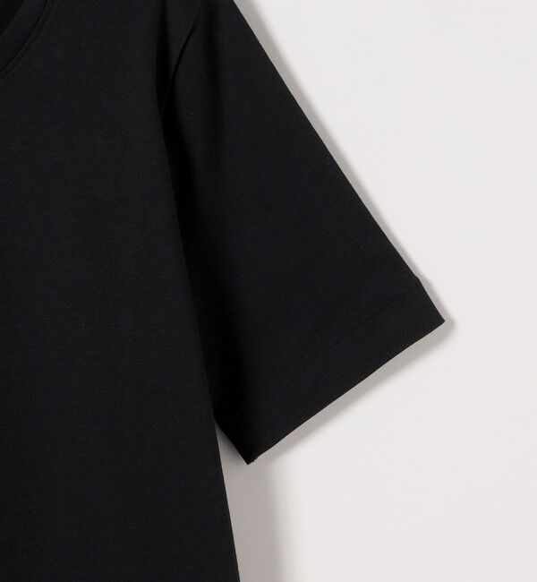 quaranciel「quaranciel:〈接触冷感/汗染み防止加工/洗濯機可能〉ベーシック コンパクト TEE」|Tシャツ・カットソー|