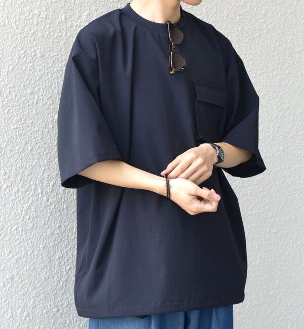 SHIPS any「SHIPS any: CALCULO(R) サマー  スピンドル ポケット シャツ 26SS◆」|Tシャツ・カットソー|