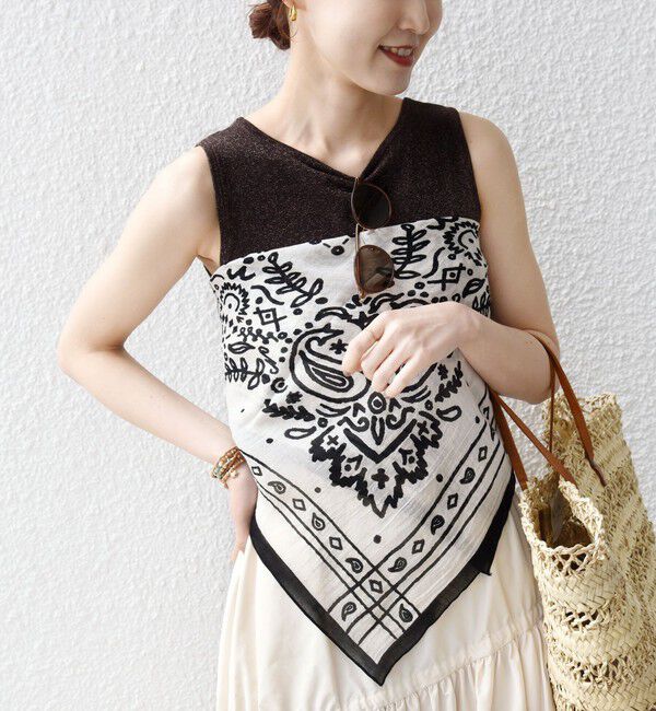 SHIPS for women「manipuri: 120*120 STOLE」|ストール|