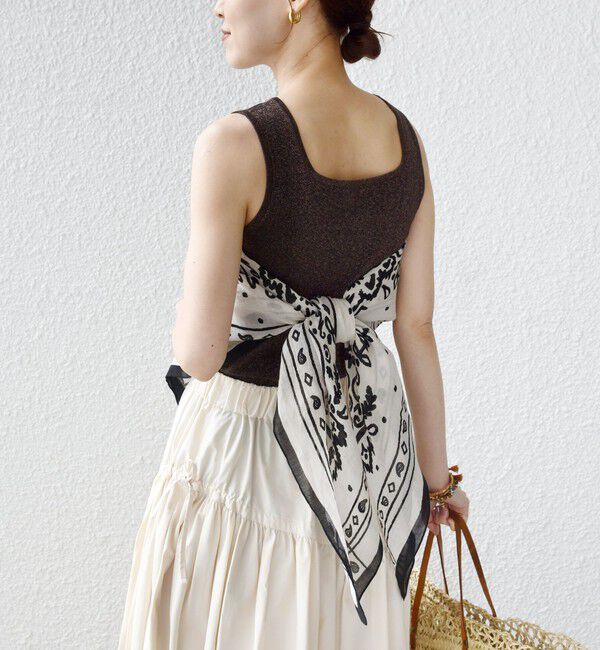 SHIPS for women「manipuri: 120*120 STOLE」|ストール|