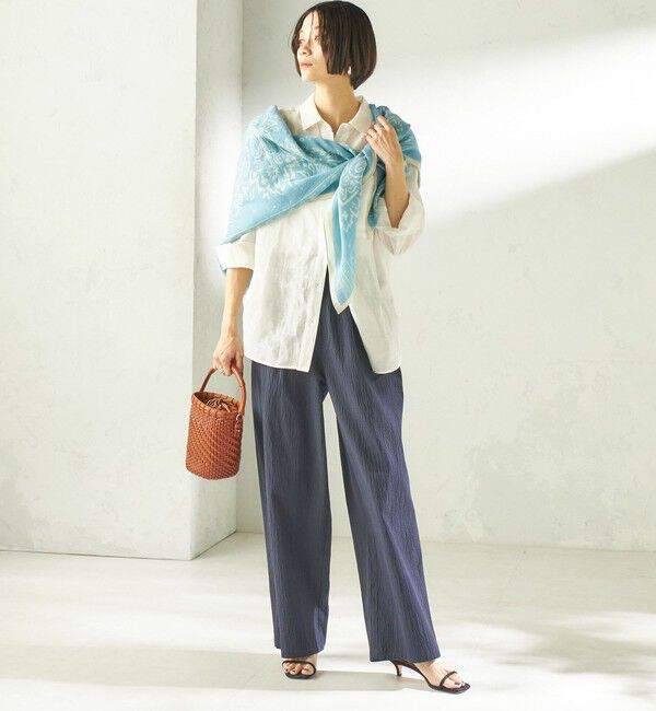 SHIPS for women「manipuri: 120*120 STOLE」|ストール|