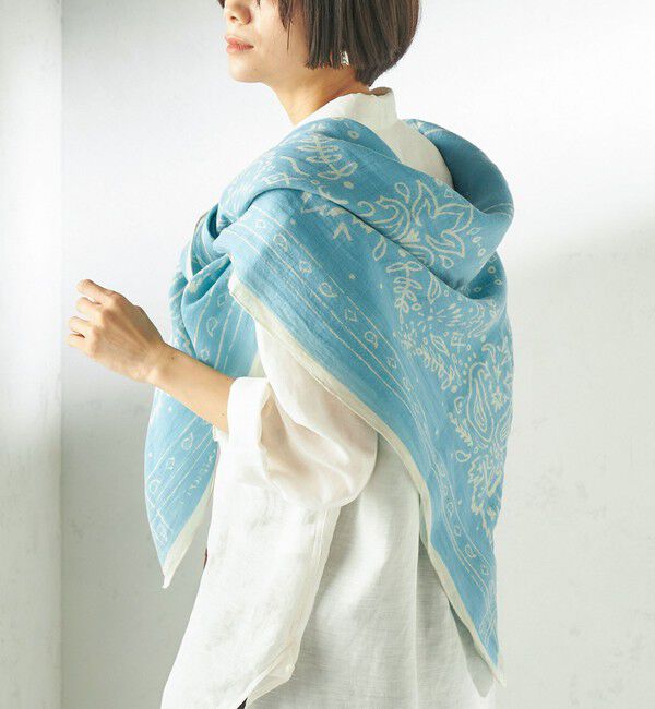 SHIPS for women「manipuri: 120*120 STOLE」|ストール|