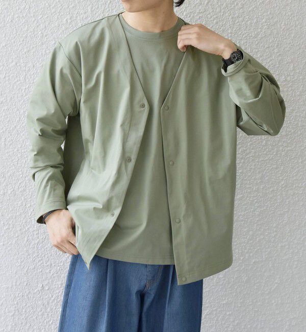 SHIPS any「【WEB限定】SHIPS any:〈吸水速乾/UVカット〉3点セットアップ Tシャツ+カーディガン+パンツ◇」|Tシャツ・カットソー|