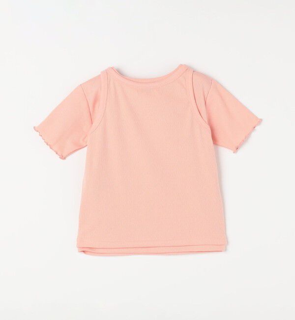 SHIPS any「SHIPS any: リブTシャツ＆タンクトップ レイヤードセット<KIDS>」|Tシャツ・カットソー|