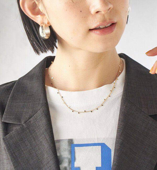 SHIPS for women「プチ ドット チェーン ネックレス」|ネックレス|