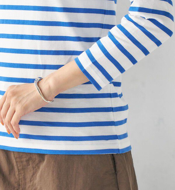 SHIPS for women「【SHIPS別注】Le minor: ボーダー ボートネック プルオーバー」|Tシャツ・カットソー|