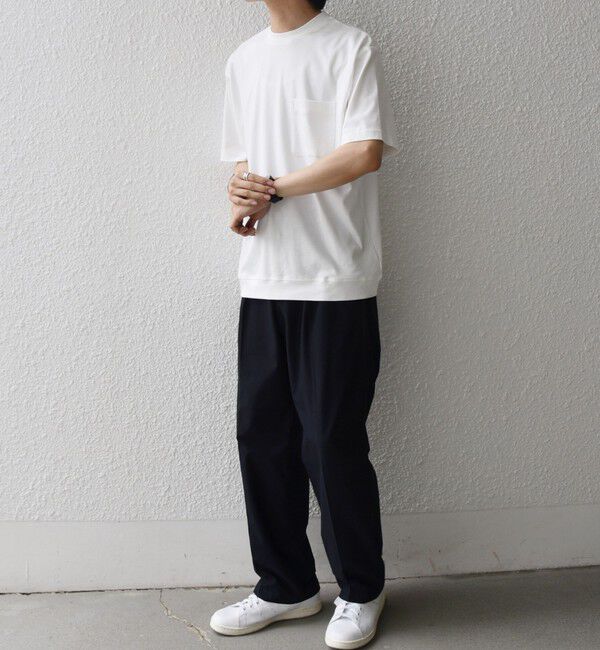 SHIPS any「SHIPS any:〈接触冷感/UVカット〉ソフト スムース リラックス ポケット Tシャツ◇」|Tシャツ・カットソー|