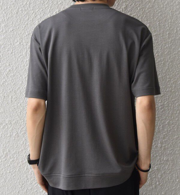 SHIPS any「SHIPS any:〈接触冷感/UVカット〉ソフト スムース リラックス ポケット Tシャツ◇」|Tシャツ・カットソー|