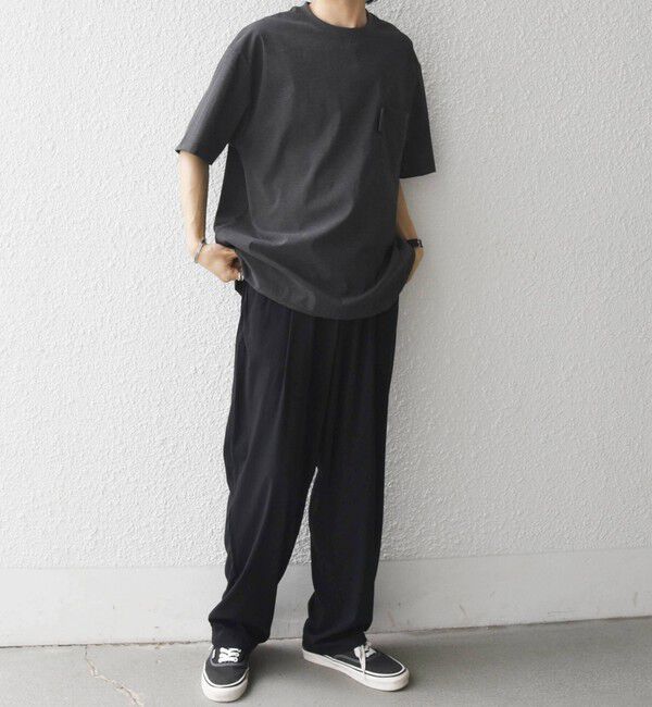 SHIPS any「SHIPS any:〈接触冷感/UVカット〉VEILICE リラックス クルーネック ポケット Tシャツ(セットアップ対応)◇」|シャツ・ブラウス|