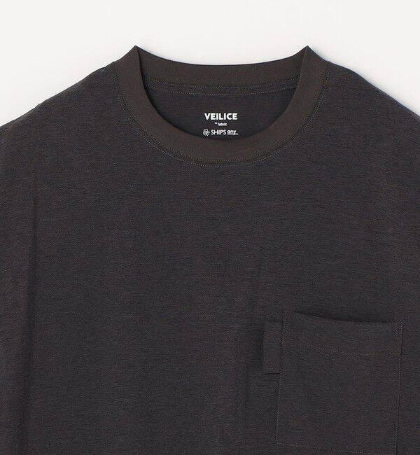 SHIPS any「SHIPS any:〈接触冷感/UVカット〉VEILICE リラックス クルーネック ポケット Tシャツ(セットアップ対応)◇」|シャツ・ブラウス|