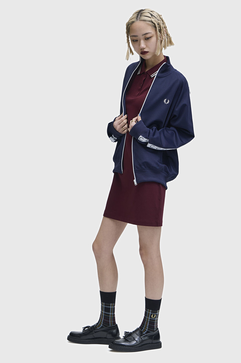 FRED PERRY 「Taped Track Jacket／フレッドペリートラックジャケット」|スウェット・ジャージ|