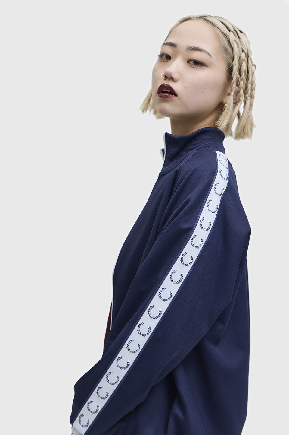 FRED PERRY 「Taped Track Jacket／フレッドペリートラックジャケット」|スウェット・ジャージ|