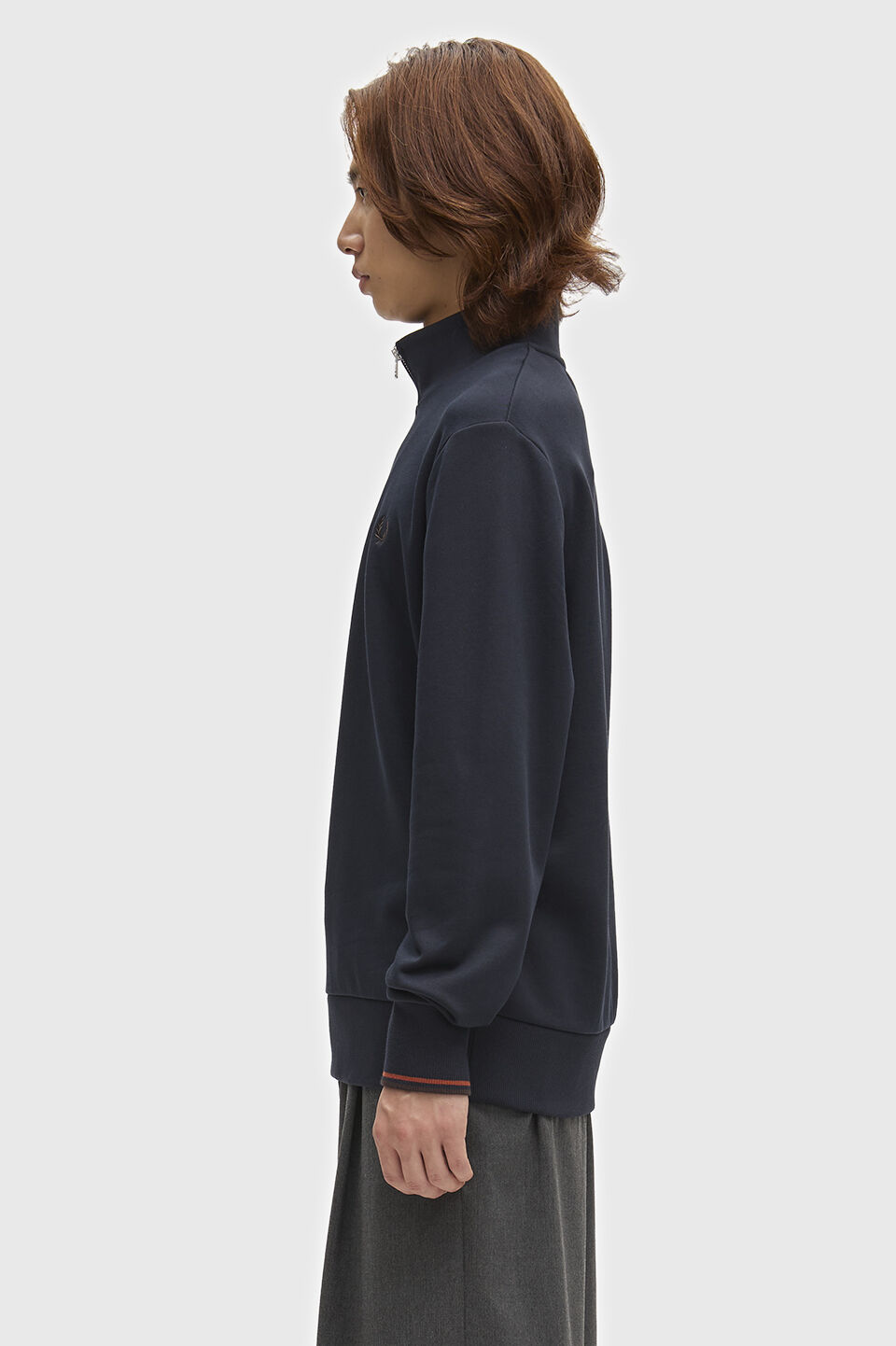 FRED PERRY 「FRED PERRY／Half Zip Sweatshirt／フレッドペリーハーフジップスウェットシャツ」|スウェット・ジャージ|