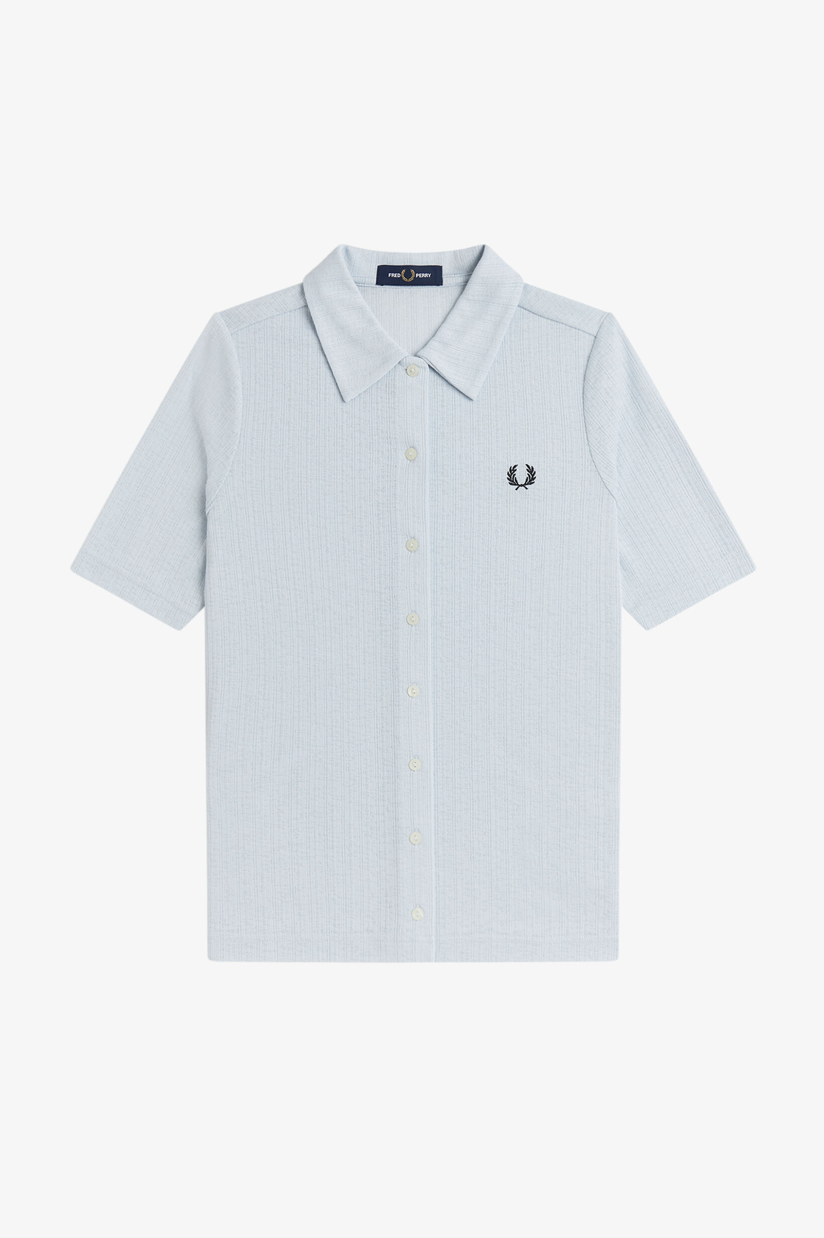 FRED PERRY 「Button Through Sheer Rib Polo Shirt／ボタンスルーシアーリブポロシャツ」|ポロシャツ|
