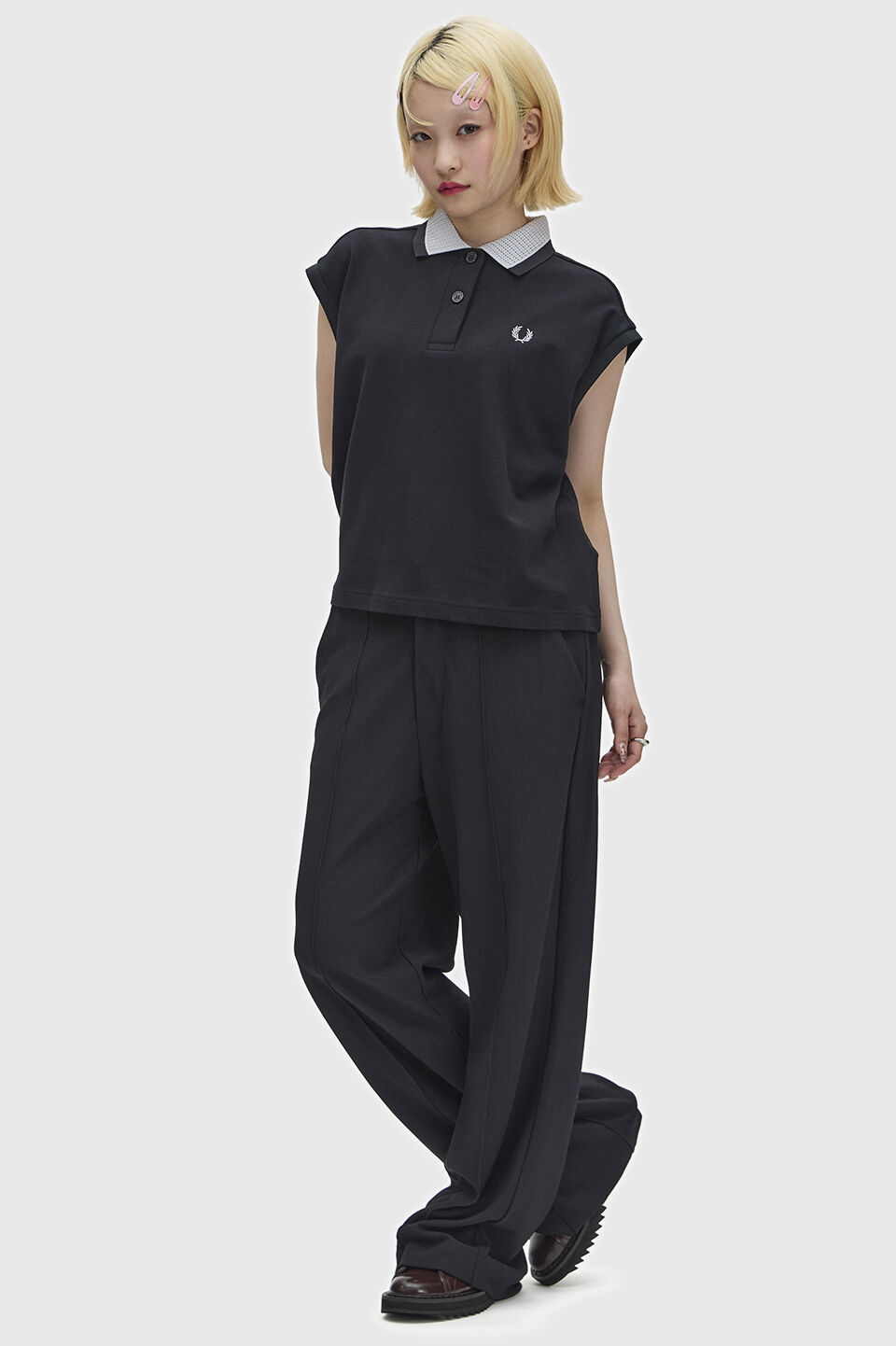 FRED PERRY 「Mesh Collar Polo Shirt／メッシュカラーポロシャツ」|ポロシャツ|