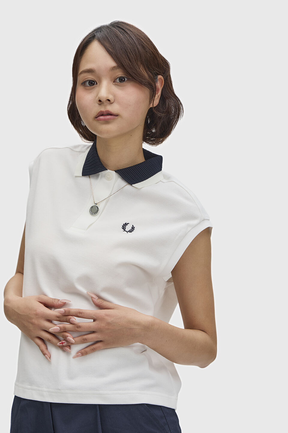 FRED PERRY 「Mesh Collar Polo Shirt／メッシュカラーポロシャツ」|ポロシャツ|
