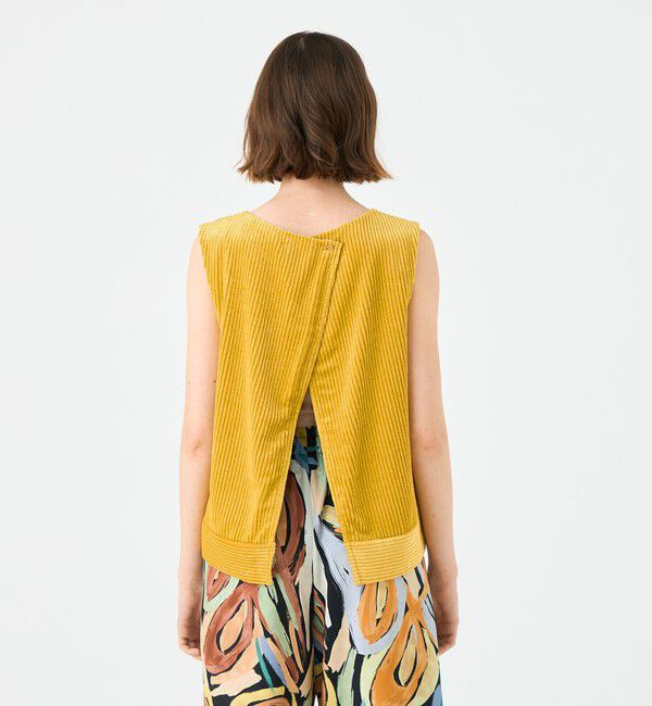 Ballsey「ラメコーデュロイ フロンタブルトップス」|シャツ・ブラウス|
